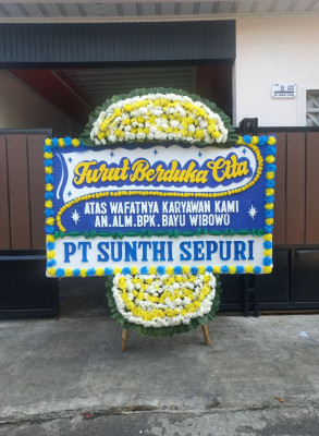Papan Bunga Duka di Legoksari